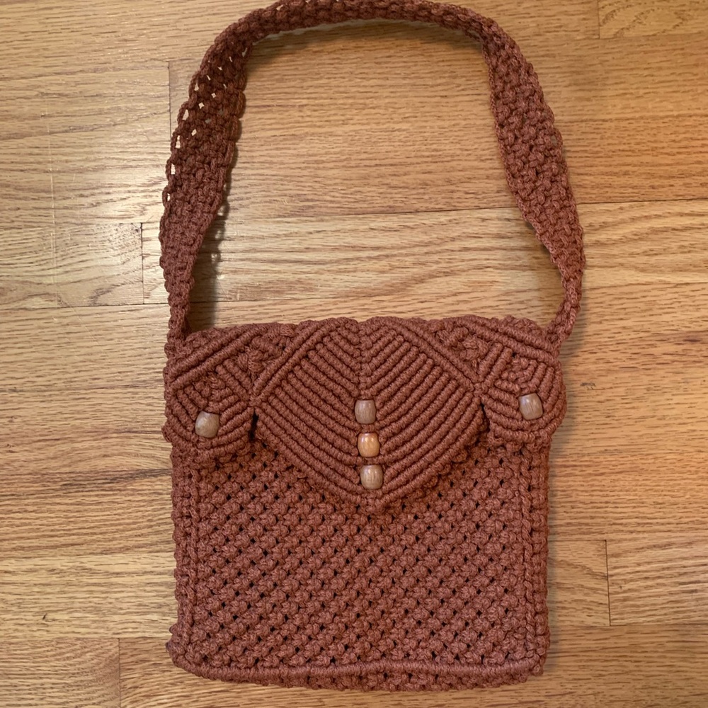 Vintage Macrome Bag - Picture 3 of 6